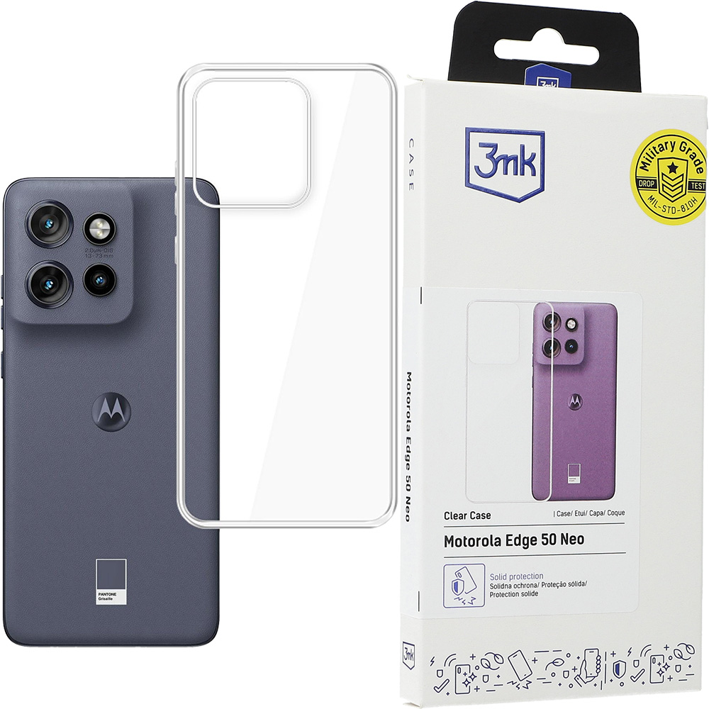 Etui 3mk Clear Case do Motorola Edge 50 Neo, przezroczyste